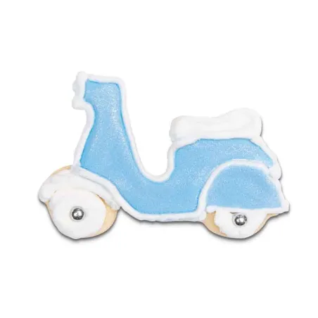 Emporte-pièce scooter pour de délicieux biscuits
