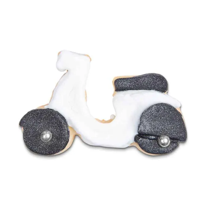 Emporte-pièce scooter pour de délicieux biscuits