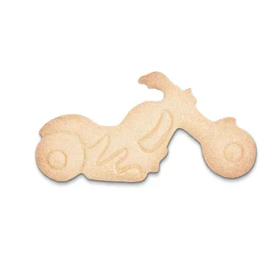 Motorcycle cookie cutter