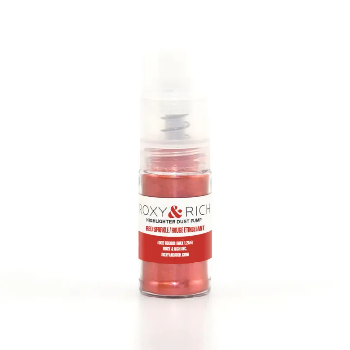 Glitter Rosso in vaporizzatore a pompa 4 g