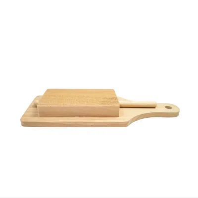 Planche à gnocchi et garganelli, bâton en bois inclus