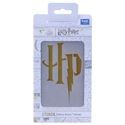 Harry Potter Schablone mit HP Logo zaubert Magie auf Desserts