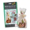 Set de sachets transparents Noël, 23.5 x 14.5 cm