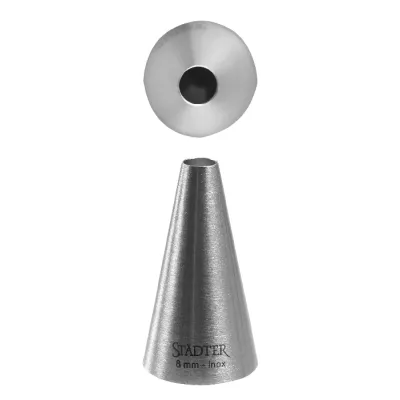 Hole nozzle 8 mm for great cake decorations and pastries