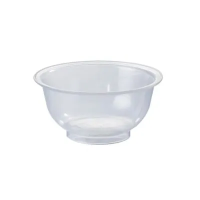 Plastik-Schüssel transparent 0.4 l für Cremes und Teig