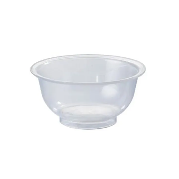 Plastik-Schüssel transparent 0.4 l für Cremes und Teig