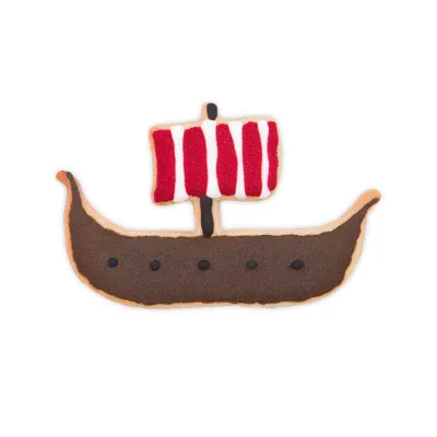 Viking ship cookie cutter