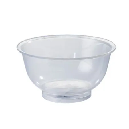 Plastic bowl transparent 1 l for creams and dough