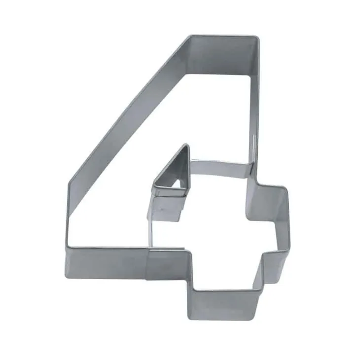 Emporte-pièce chiffre 4