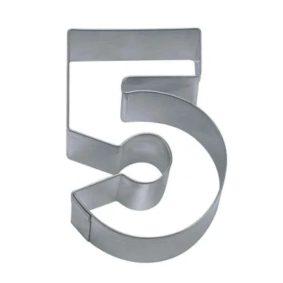 Ausstecher Zahl 5