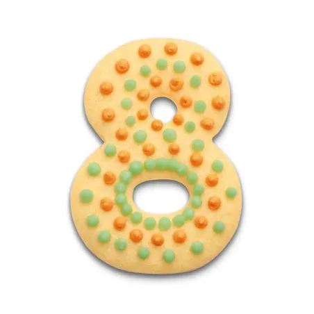 Cookie cutter number 8