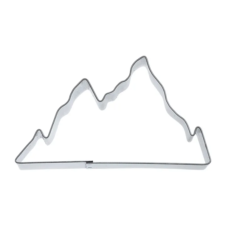Mountain cookie cutter