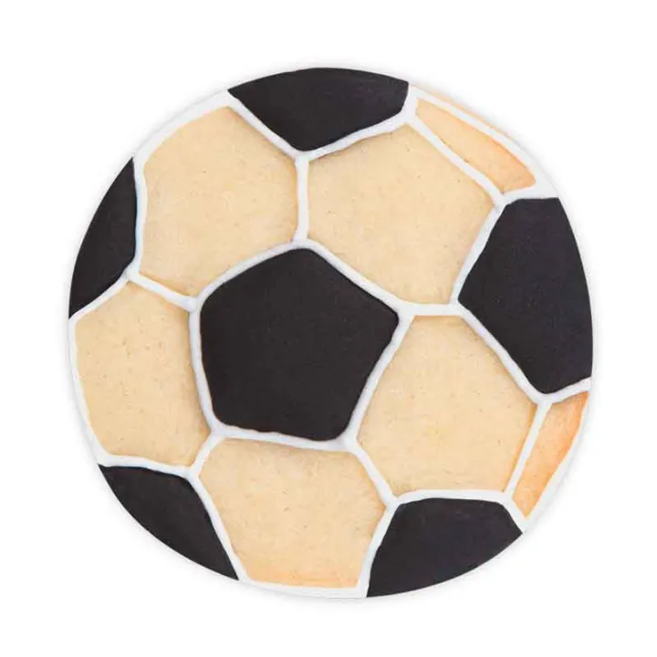 Cookie cutter football for delicious Guetzli