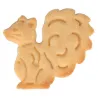 Embossing cookie cutter squirrel