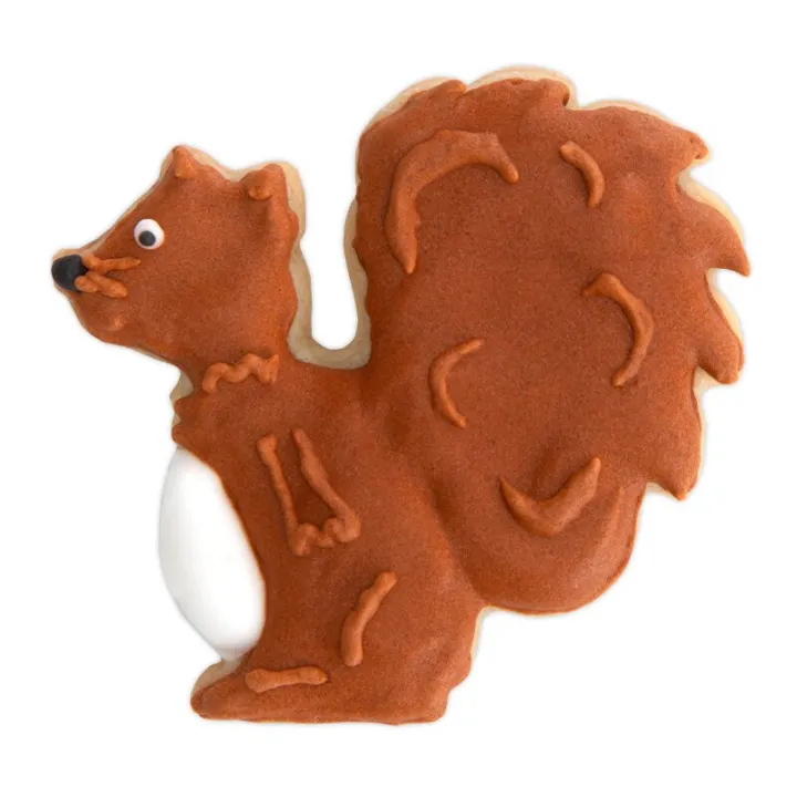 Embossing cookie cutter squirrel