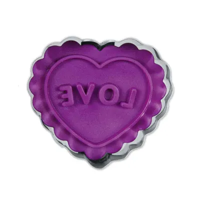 Cookie cutter with ejector heart for great decorated Guetzli