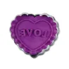 Cookie cutter with ejector heart for great decorated Guetzli
