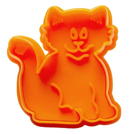 Cookie cutter with ejector cats for great decorated Guetzli