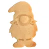 Embossing cookie cutter gnome