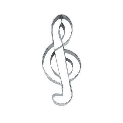Cookie cutter treble clef