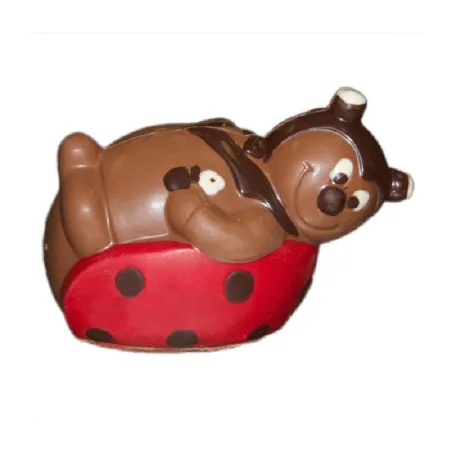 Stampo per cioccolato coccinella sdraiata per fantastiche figure di cioccolato personalizzate