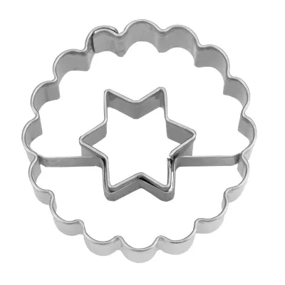 Cookie cutter star in ring wavy