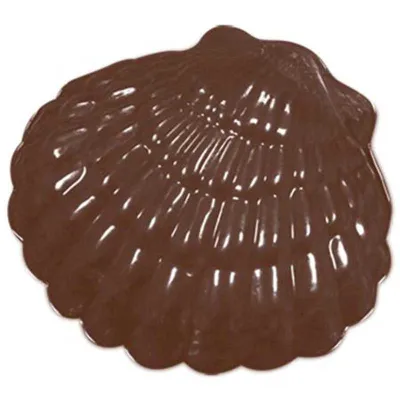Schokoladenform Muschel, 6-teilig