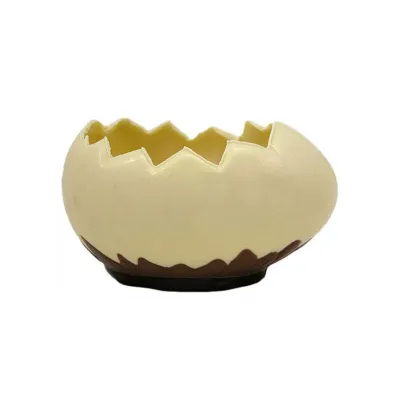 Chocolate mold open Easter egg, large for sweet chocolate figures