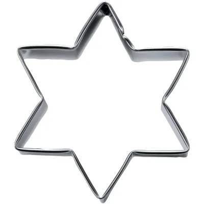 Ausstecher Stern Ø 5 cm, 6-zackig