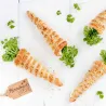 Flocons d'iris Cornet Ø 3.5 x 14 cm, 6 pièces pour apéritifs et desserts