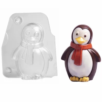 Stampo per cioccolato pinguino per figure di cioccolato personalizzate