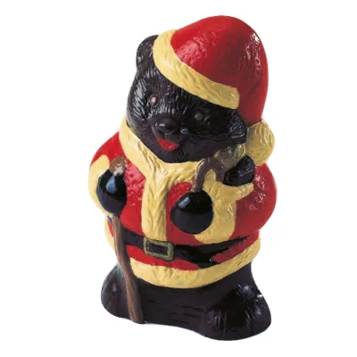 Stampo per cioccolato Orso di Babbo Natale per dolci figure di cioccolato