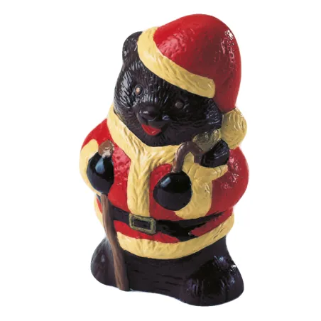 Stampo per cioccolato Orso di Babbo Natale per dolci figure di cioccolato