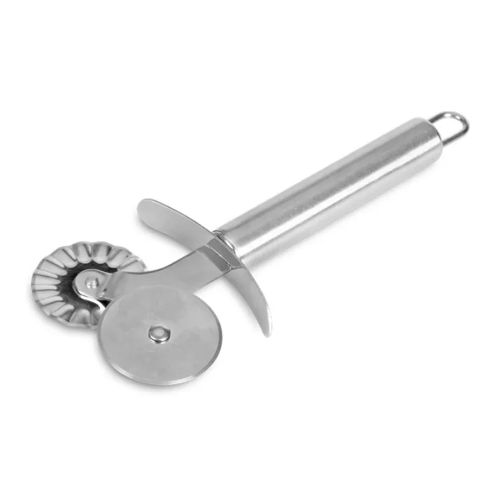 Doppeltes Teigrad, gewellt und glatt