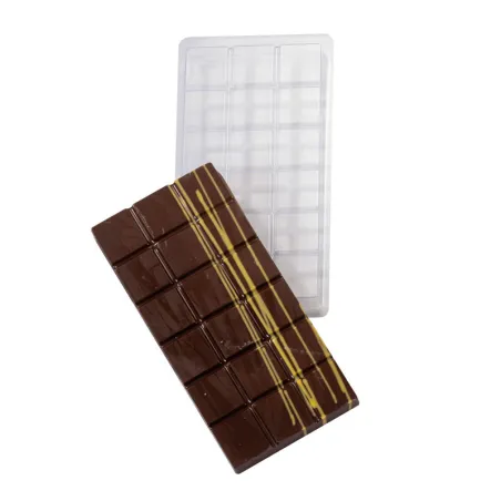 Moule à tablette de chocolat rectangulaire 5 pièces