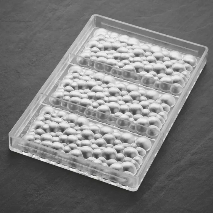 Chocolate bar casting mold Bubble