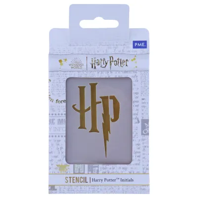 Harry Potter Schablone mit HP Logo zaubert Magie auf Desserts