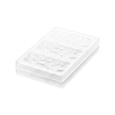 Chocolate bar mold drops