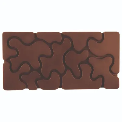 Chocolate bar casting mold stains