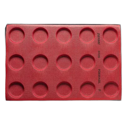 Tappetino in silicone forato rotondo ⌀ 8 cm per crostate, cestini di pasticceria e altri dolci o salati a scelta