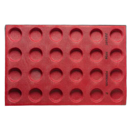 Tappetino in silicone forato rotondo ⌀ 6,5 cm per crostate, cestini di pasticceria e altri dolci o salati a scelta
