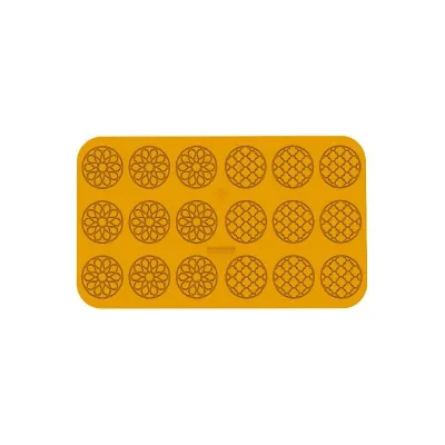 Hüppen silicone mold Mandala, 18 pieces