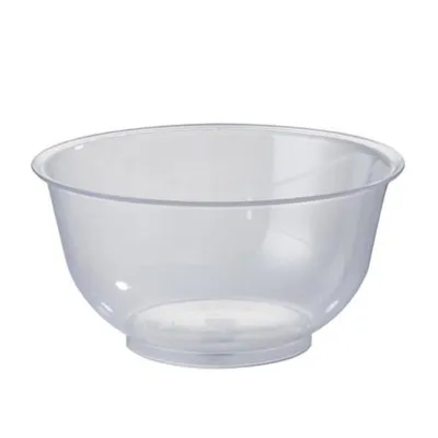 Plastic bowl transparent 4 l for creams and dough