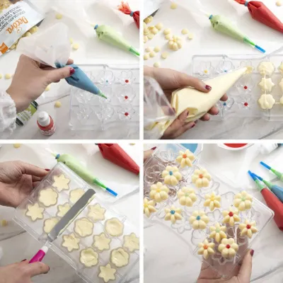 Stampo per cioccolato fiori 15 pezzi
