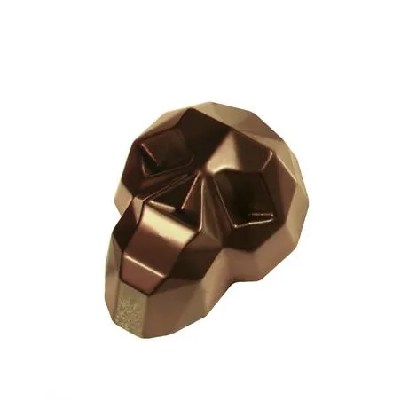 Stampo Praline Teschio di diamante 20 pezzi in policarbonato