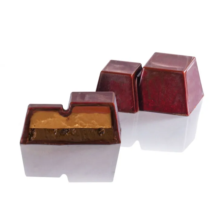 Praline mold double trapezoid 24 chocolates