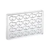 Chocolate mold double heart 20 chocolates