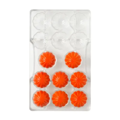 Praline mold fine pumpkin 14 chocolates
