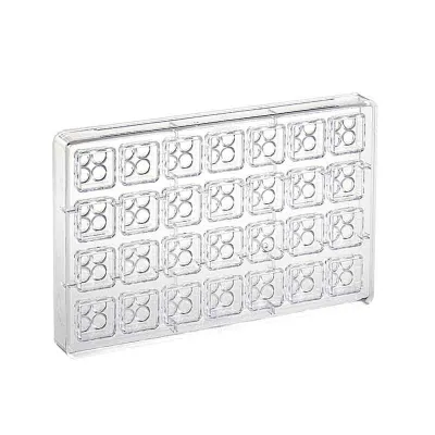 Praline mold Lego for 28 original chocolates