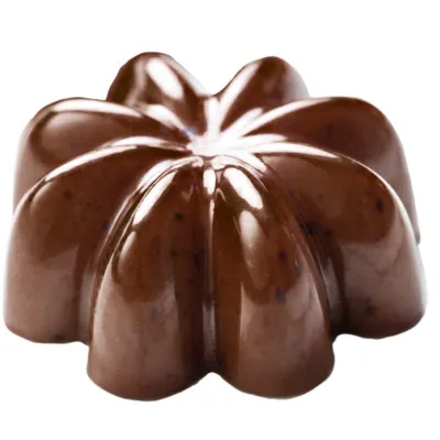Praline mold star anise, 15 pieces
